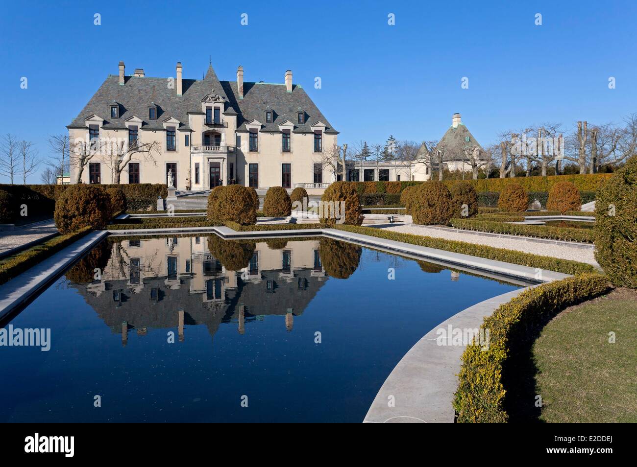 États-unis l'état de New York, Long Island dans les traces de Gatsby (F.Scott Fitzgerald roman publié en 1925) Oheka Castle Banque D'Images