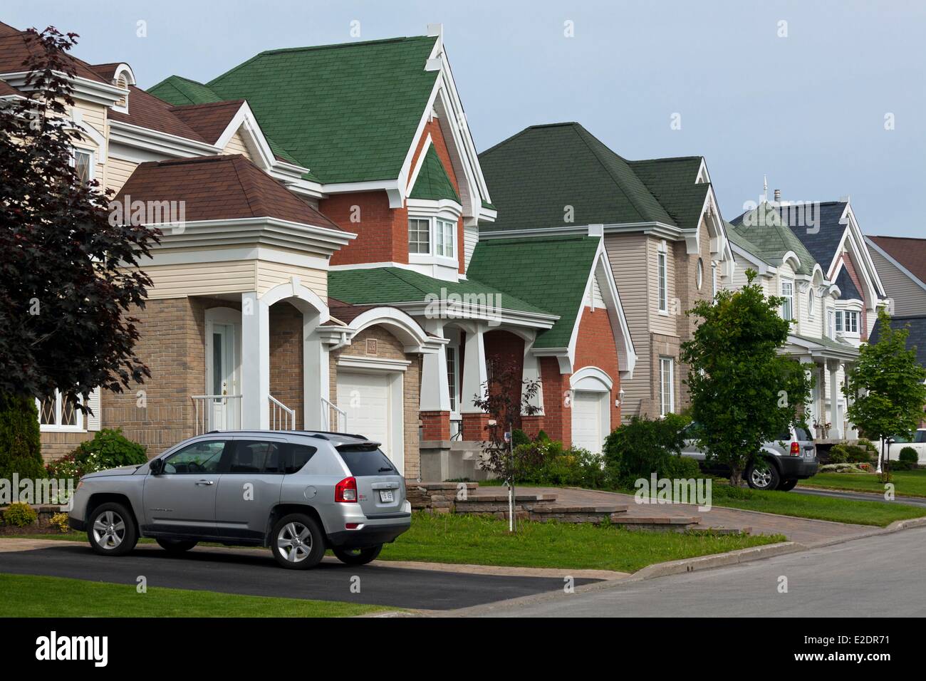 Canada province de Québec Montréal banlieue nouveau typique maison sur