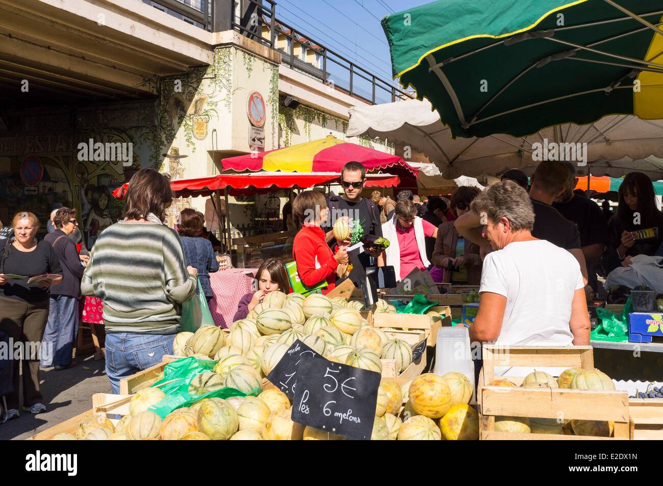 France Isère (38) marché de l'estacade de Grenoble Photo Stock - Alamy