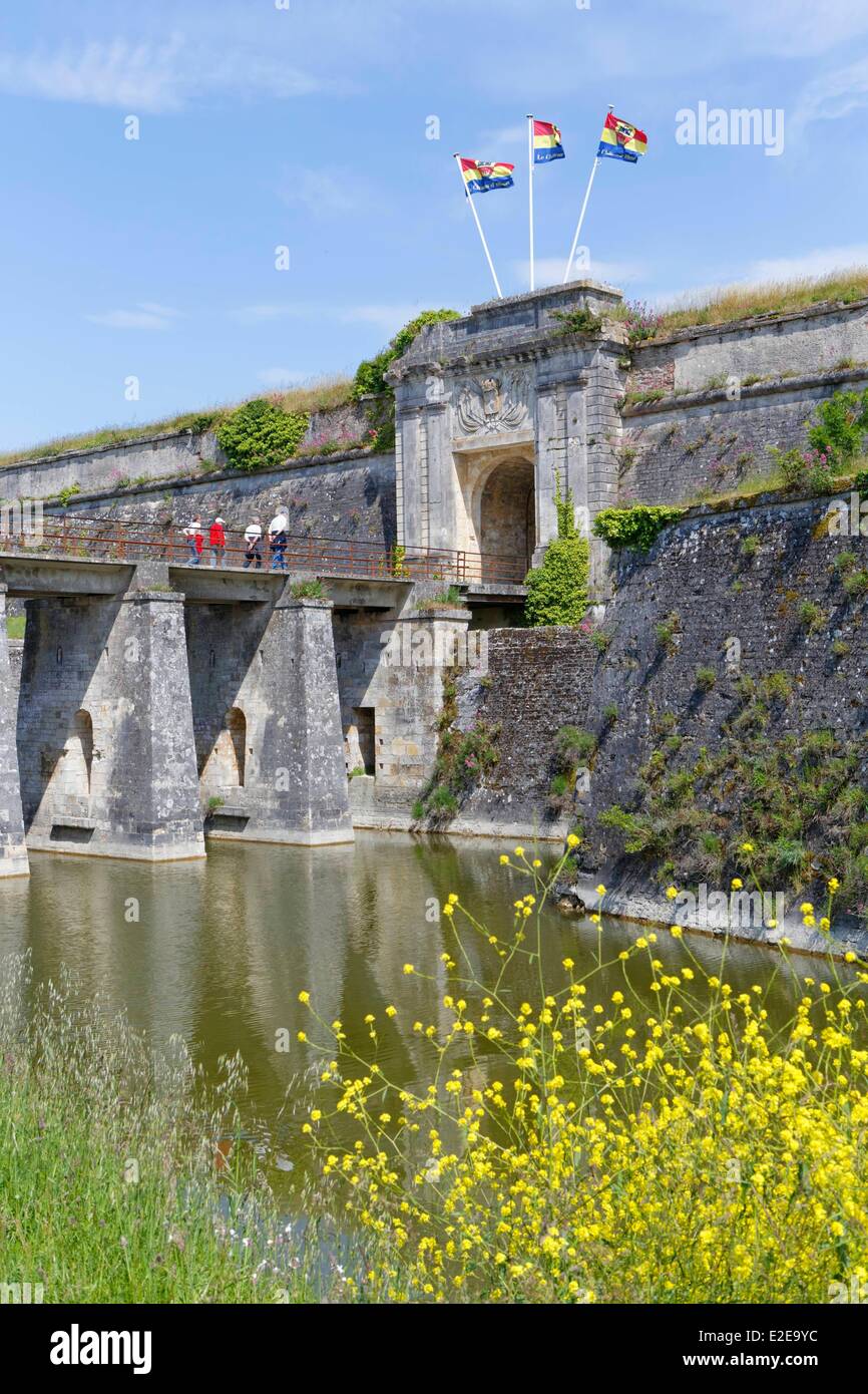 France, Marseille, le château d'Oléron, en 1630 la ville a été fortifiée, Ile d'Oleron, Oleron island Banque D'Images