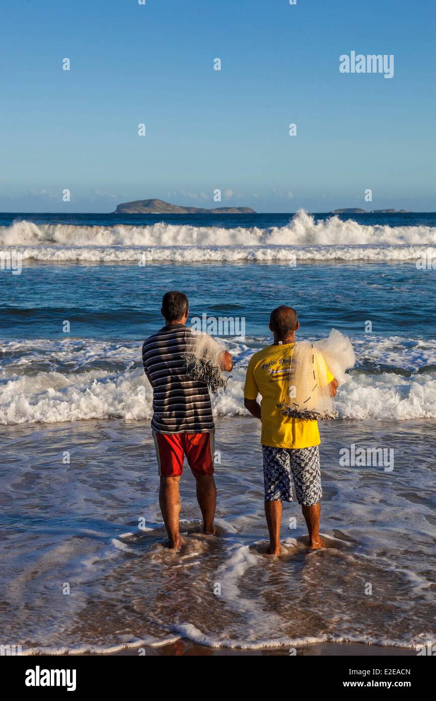 Brasil, Rio de Janeiro, Buzios Geriba, state beach (Praia Geriba) Banque D'Images