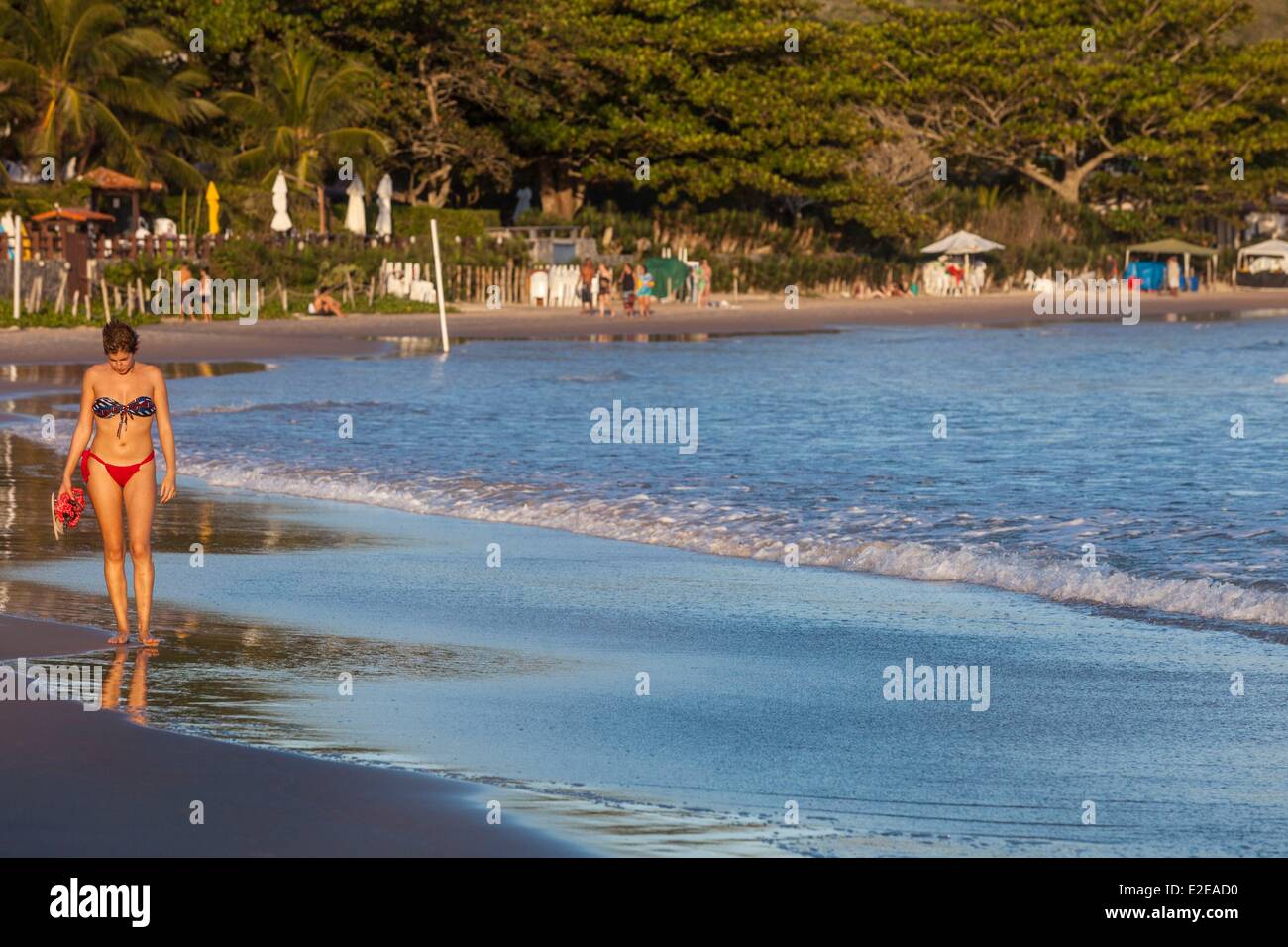 Brasil, Rio de Janeiro, Buzios Geriba, state beach (Praia Geriba) Banque D'Images