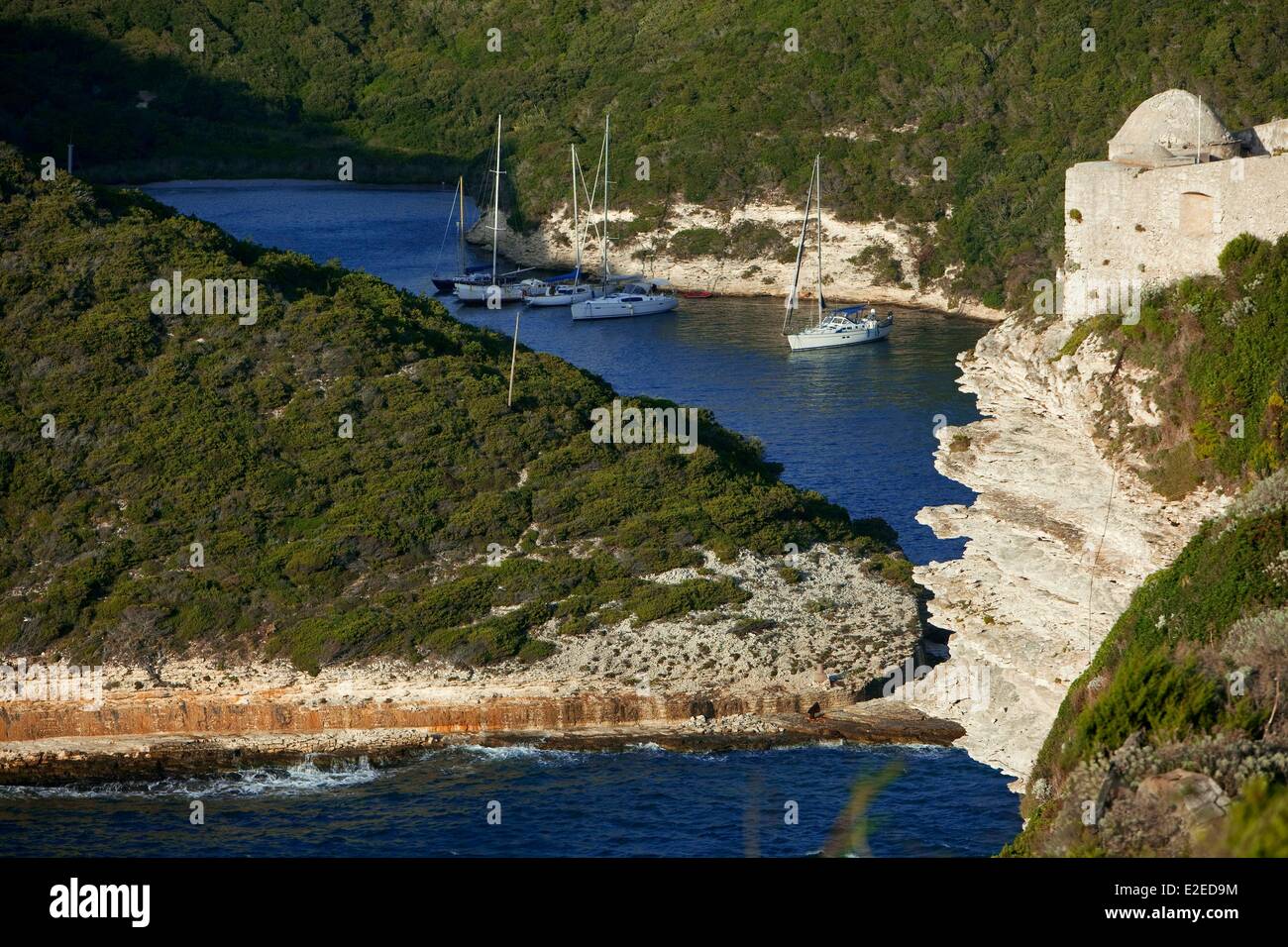 France, Corse du Sud, Bonifacio, plage Catena Photo Stock - Alamy