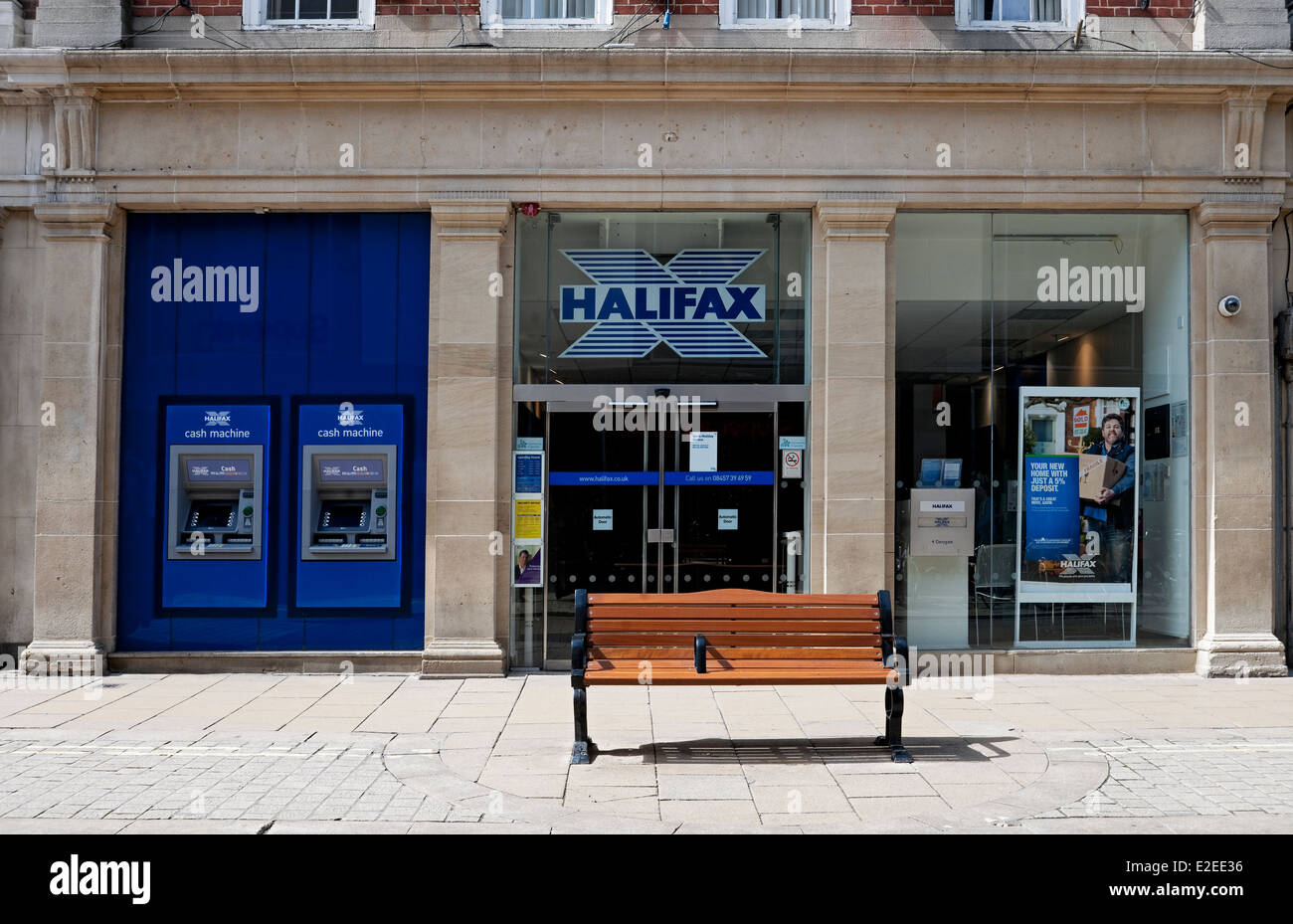 Halifax Bank extérieur Angleterre Royaume-Uni GB Grande-Bretagne Banque D'Images