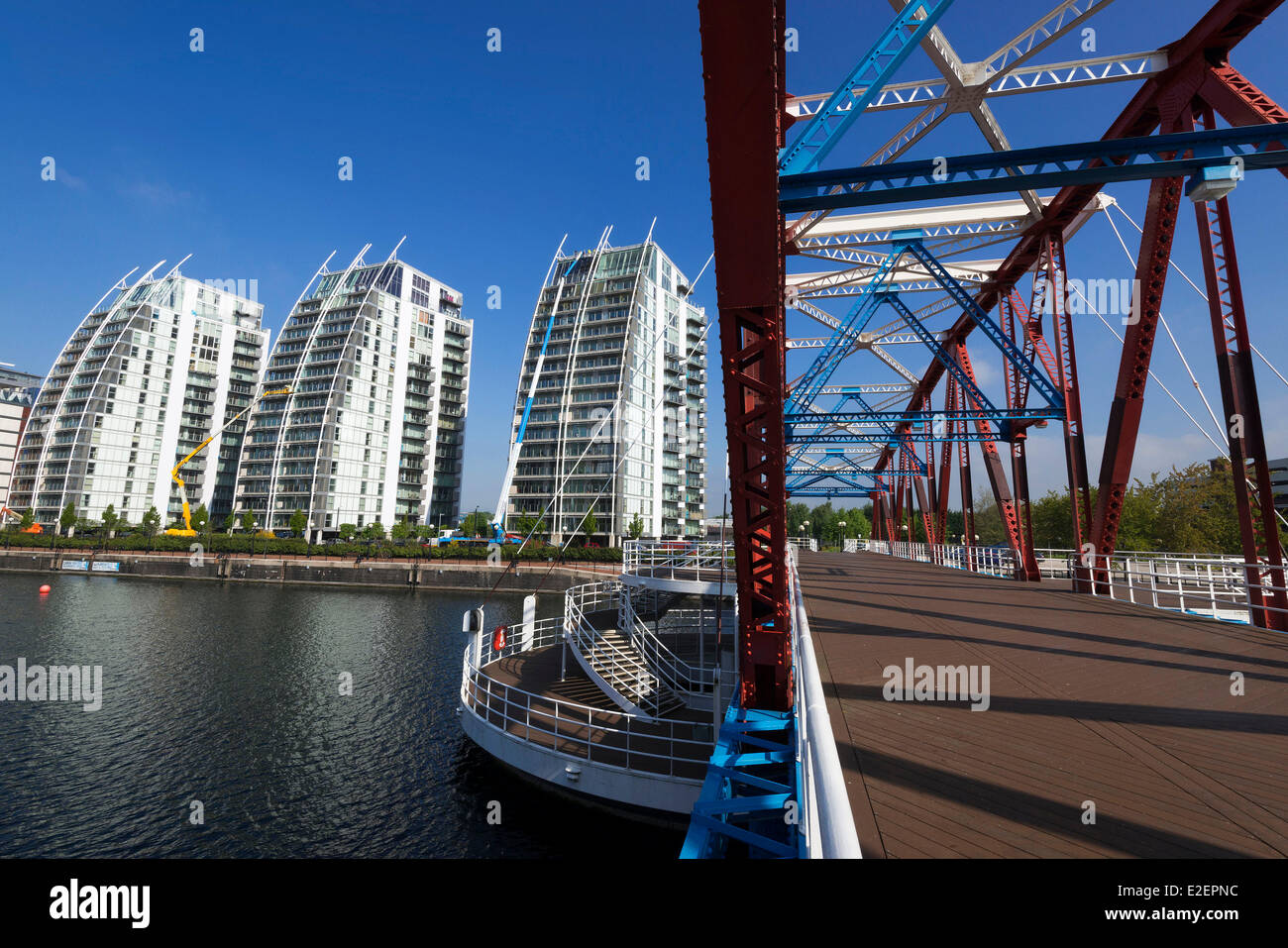 Royaume-uni, Manchester, les quais de la Manchester Ship Canal Banque D'Images