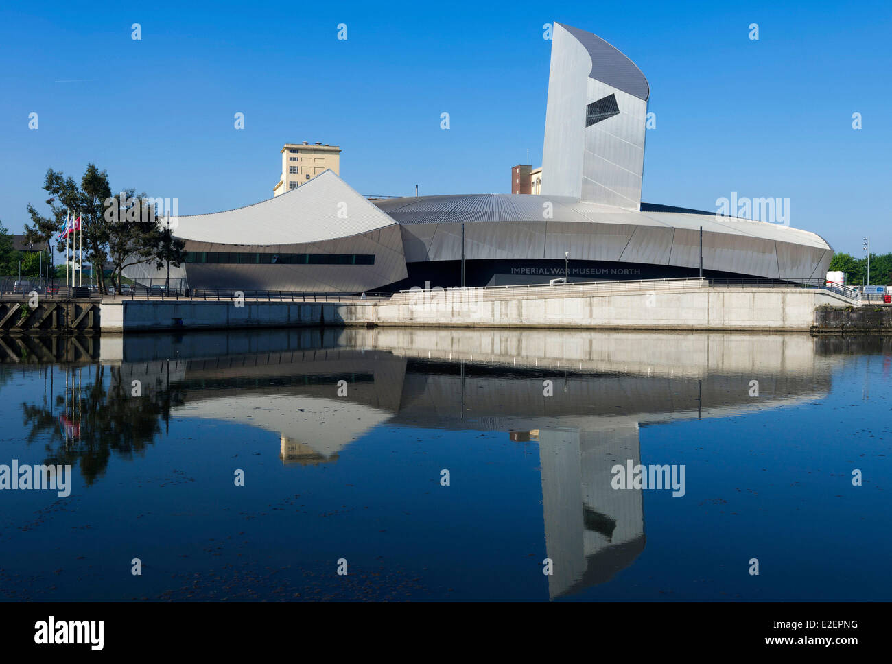 Royaume-uni, Manchester, les quais de la Manchester Ship Canal, l'Imperial War Museum Banque D'Images