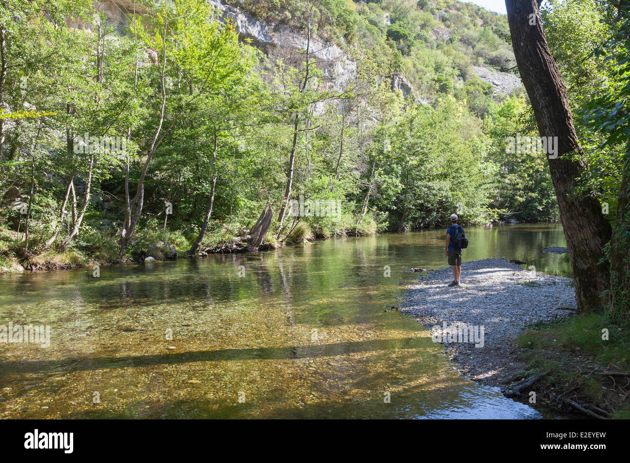 France Gard Blandas le cirque de Navacelles gorges de la vis les Causses et les Cévennes agropastoraux méditerranéens Banque D'Images