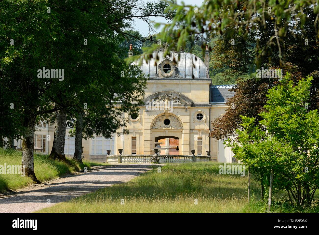En France, la Haute Saône, SceysurSaône, château du 19ème siècle, des
