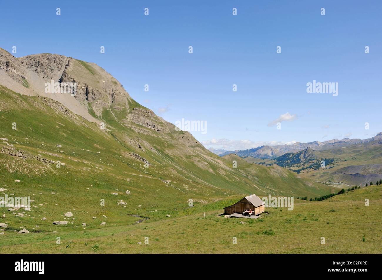 France, Hautes Alpes, Col de Vars Banque D'Images