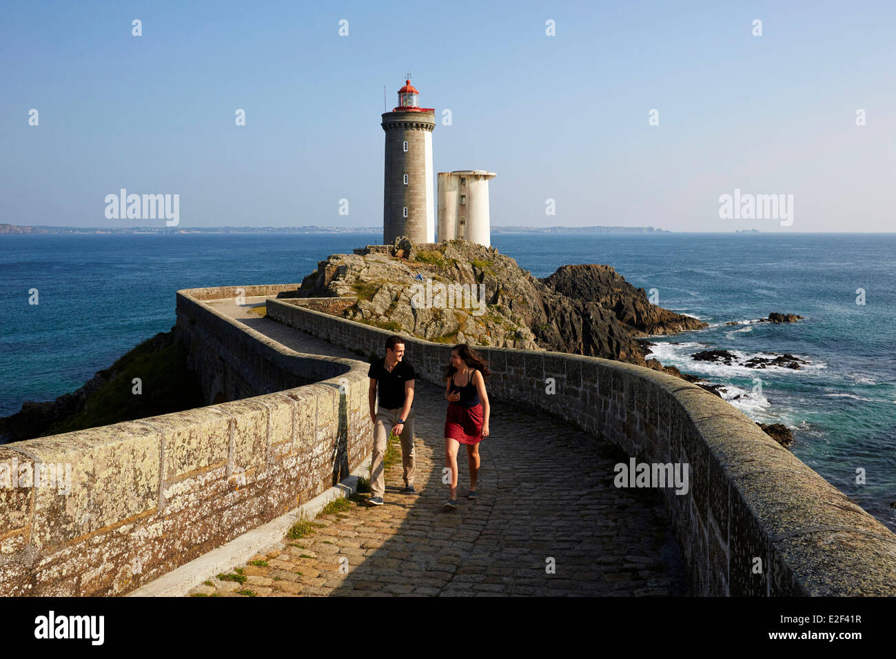 France, Manche, mer d'Iroise, le Goulet de Brest, Plouzane, Pointe du