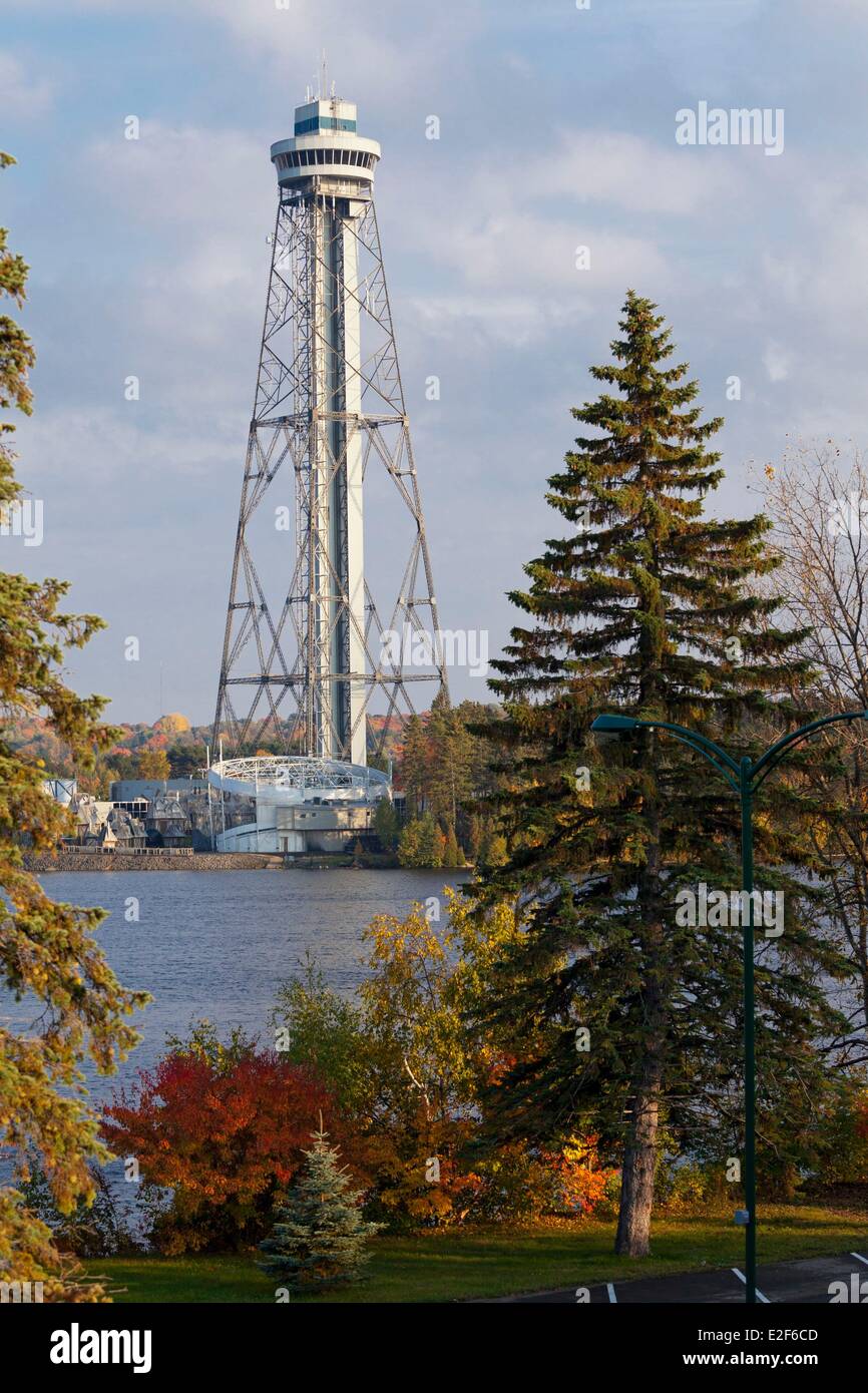 Canada, Québec, Mauricie, Quebec City, la tour de la Cité de l'énergie Banque D'Images