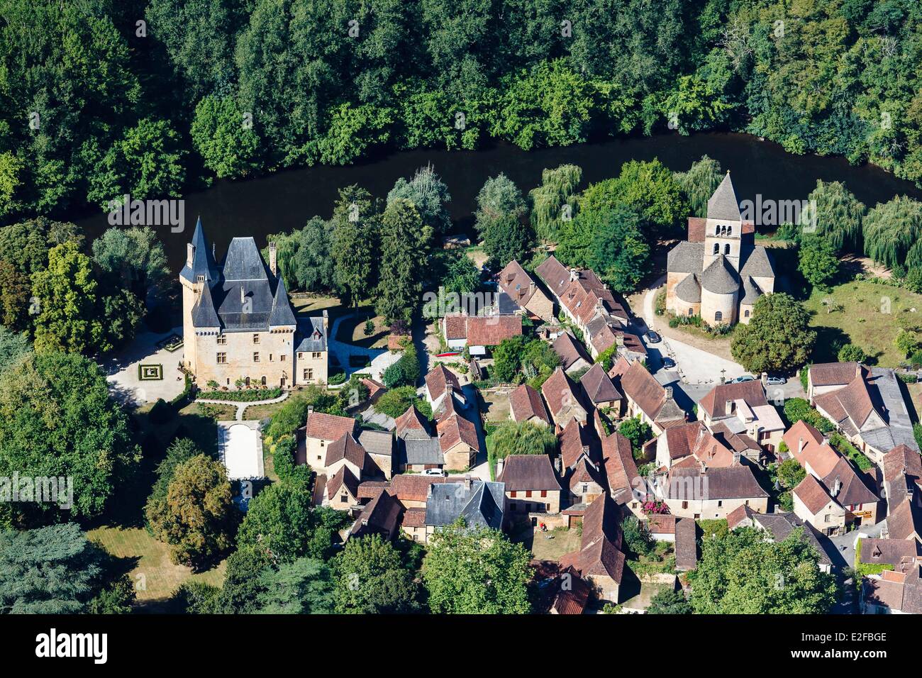 France Dordogne Perigord Noir Saint Leon sur Vezere étiqueté Les Plus Beaux Villages de France (Les Plus Beaux Villages de Banque D'Images
