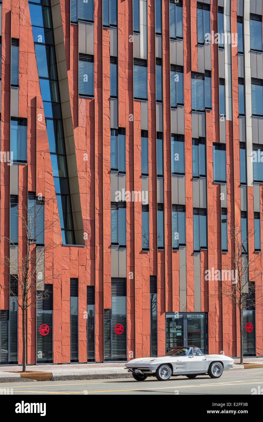 Allemagne Hambourg HafenCity qui développe le projet le plus important de l'urbanisme européen avec la réhabilitation de 155 Banque D'Images