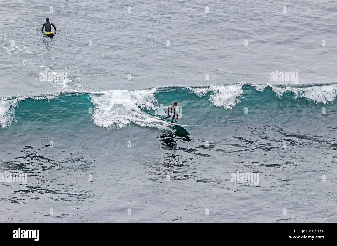 États-unis Californie Côte Centrale de côte pacifique de Big Sur California Highway 1 désigné un All-American Road surfers Banque D'Images