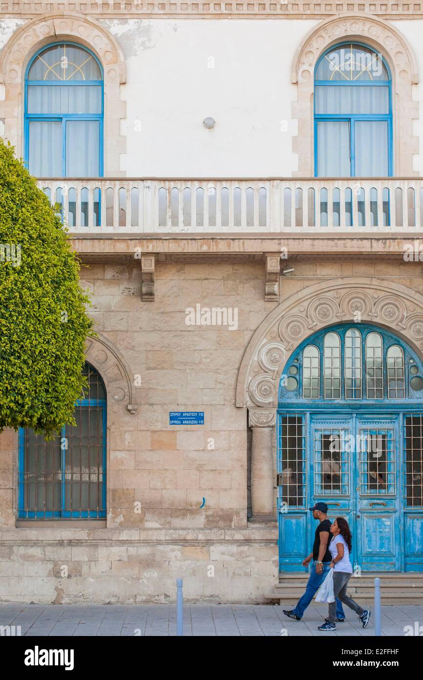 Chypre, Limassol, promenade du front de mer Banque D'Images