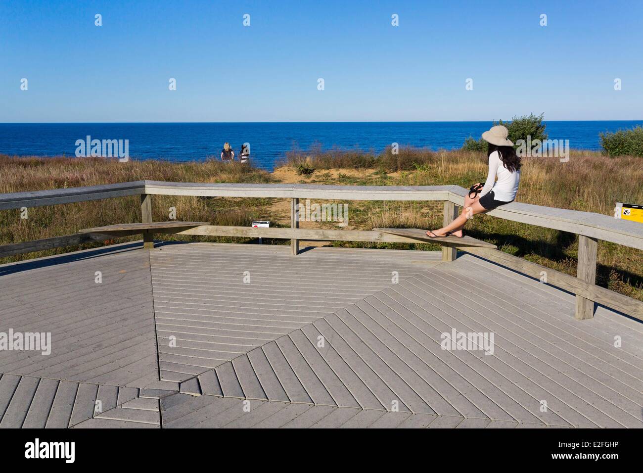 United States, Massachusetts, Cape Cod, Truro, Highland Phare, la plage Banque D'Images