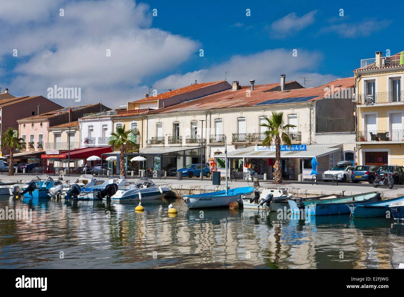 La France, l'Hérault, Bassin de Thau, Meze Banque D'Images