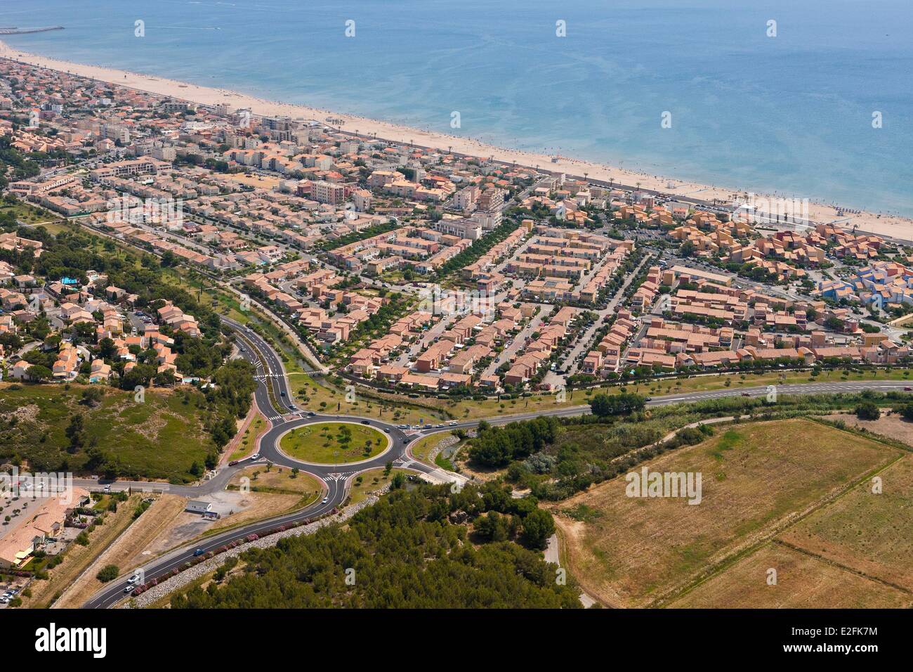 La France, l'Hérault, Narbonne Plage station balnéaire, la ...