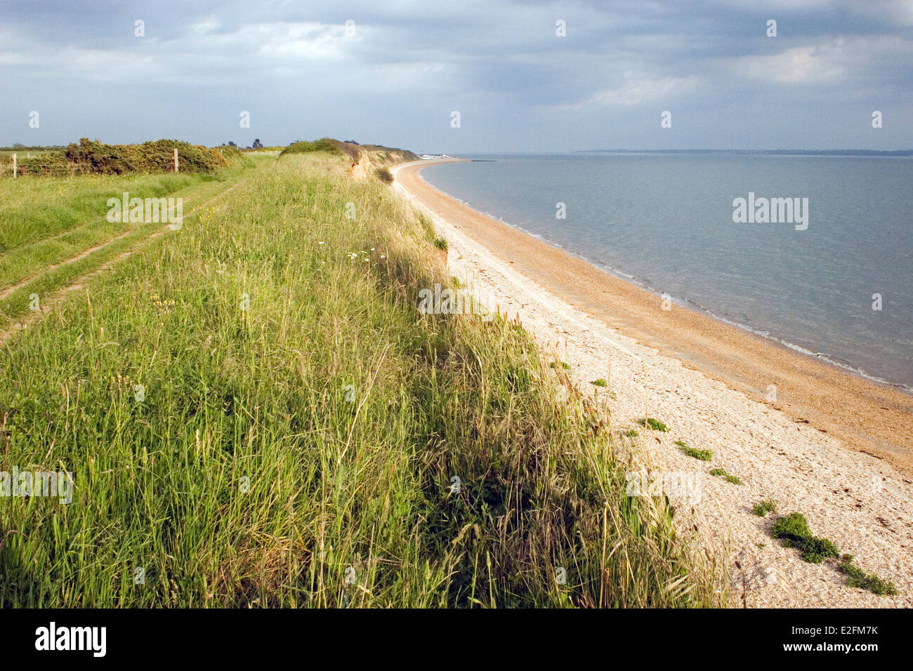 Chemin côtier, Lee le Solent, Hampshire, Angleterre Banque D'Images