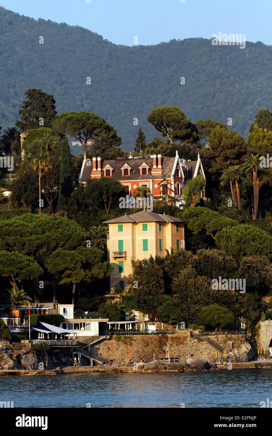 Italie Liguria Santa Margherita di Ligura waterfront Banque D'Images