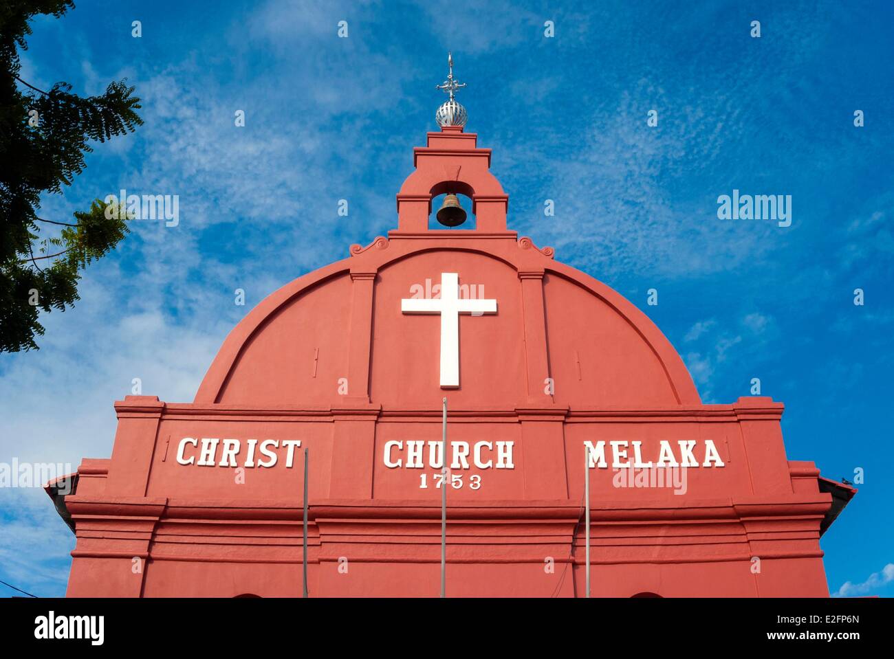 L'État de Melaka Malaysia Melaka (Malacca) ville historique inscrite au Patrimoine Mondial de l'UNESCO la Christ Church Banque D'Images