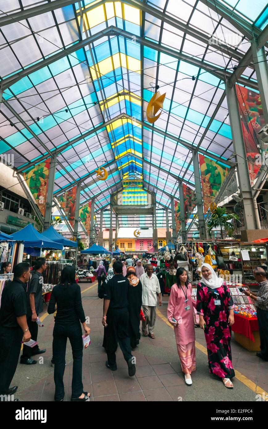 La Malaisie Kuala Lumpur Jalan Malayu street market Banque D'Images