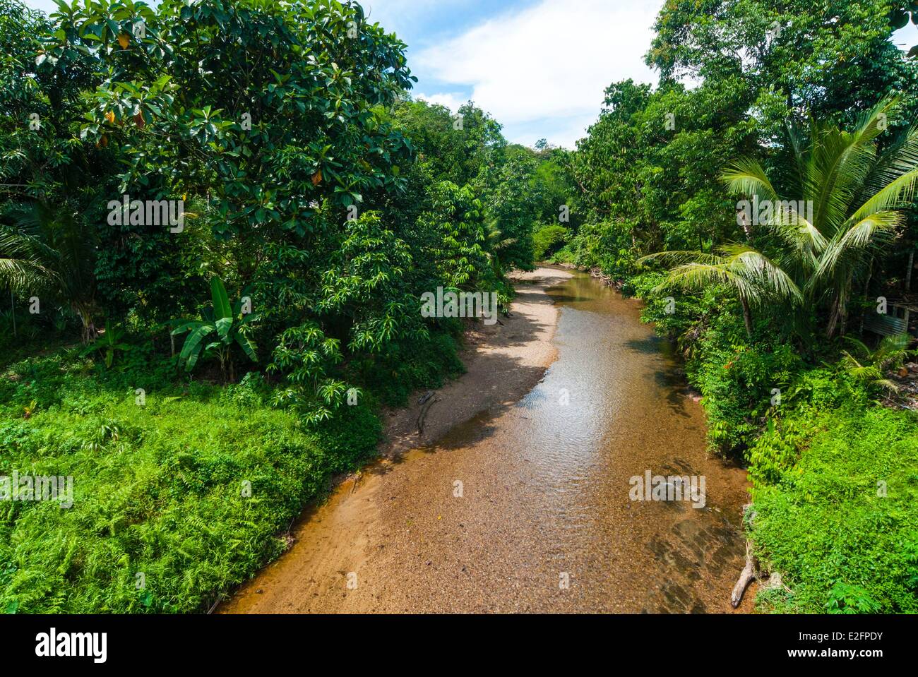 Malaisie Bornéo Malaisien Sarawak State Lemanak River Banque D'Images