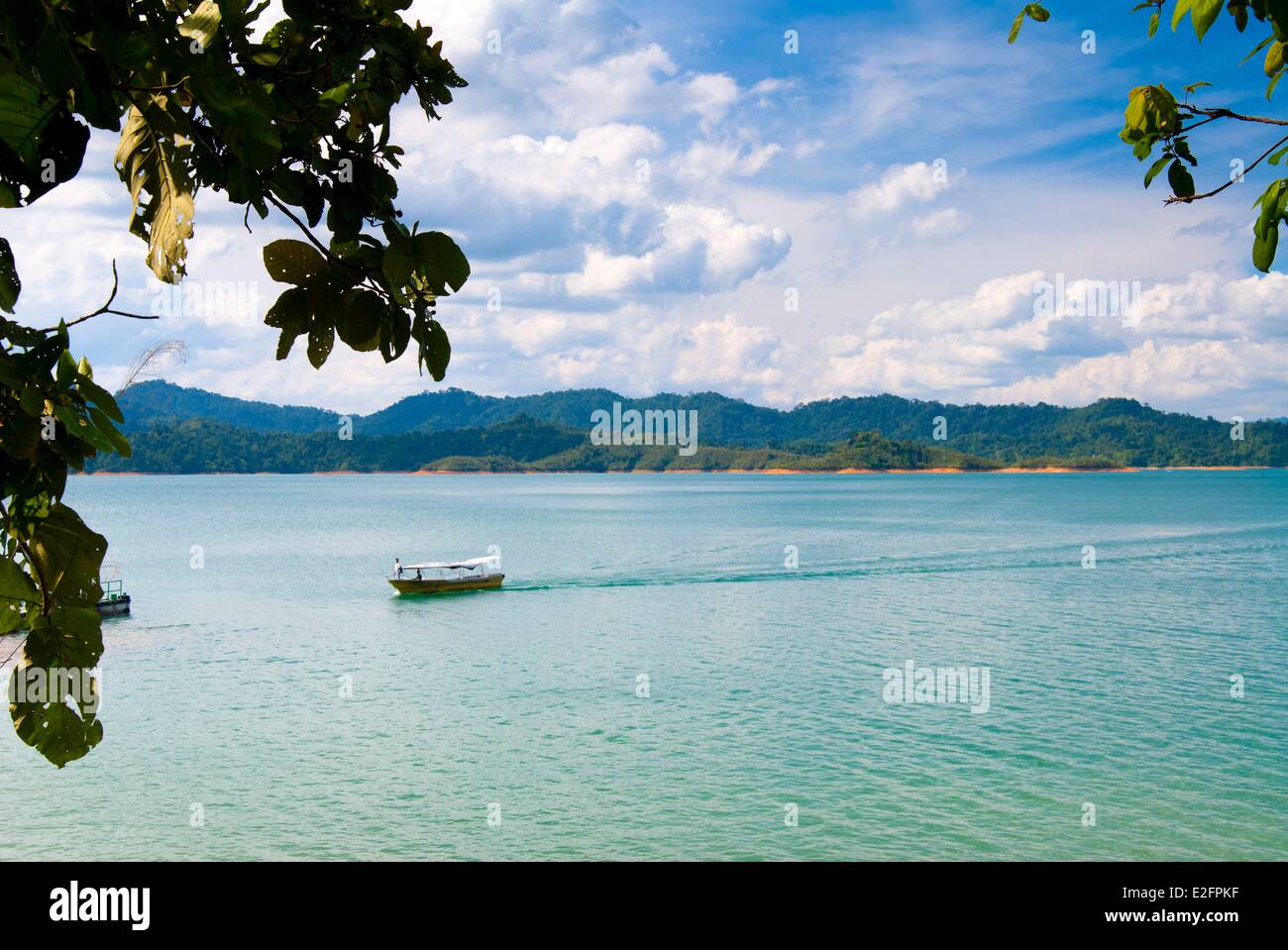 Malaisie Bornéo Malaisien Sarawak State Lake Batang Ai Batang Ai National Park Banque D'Images