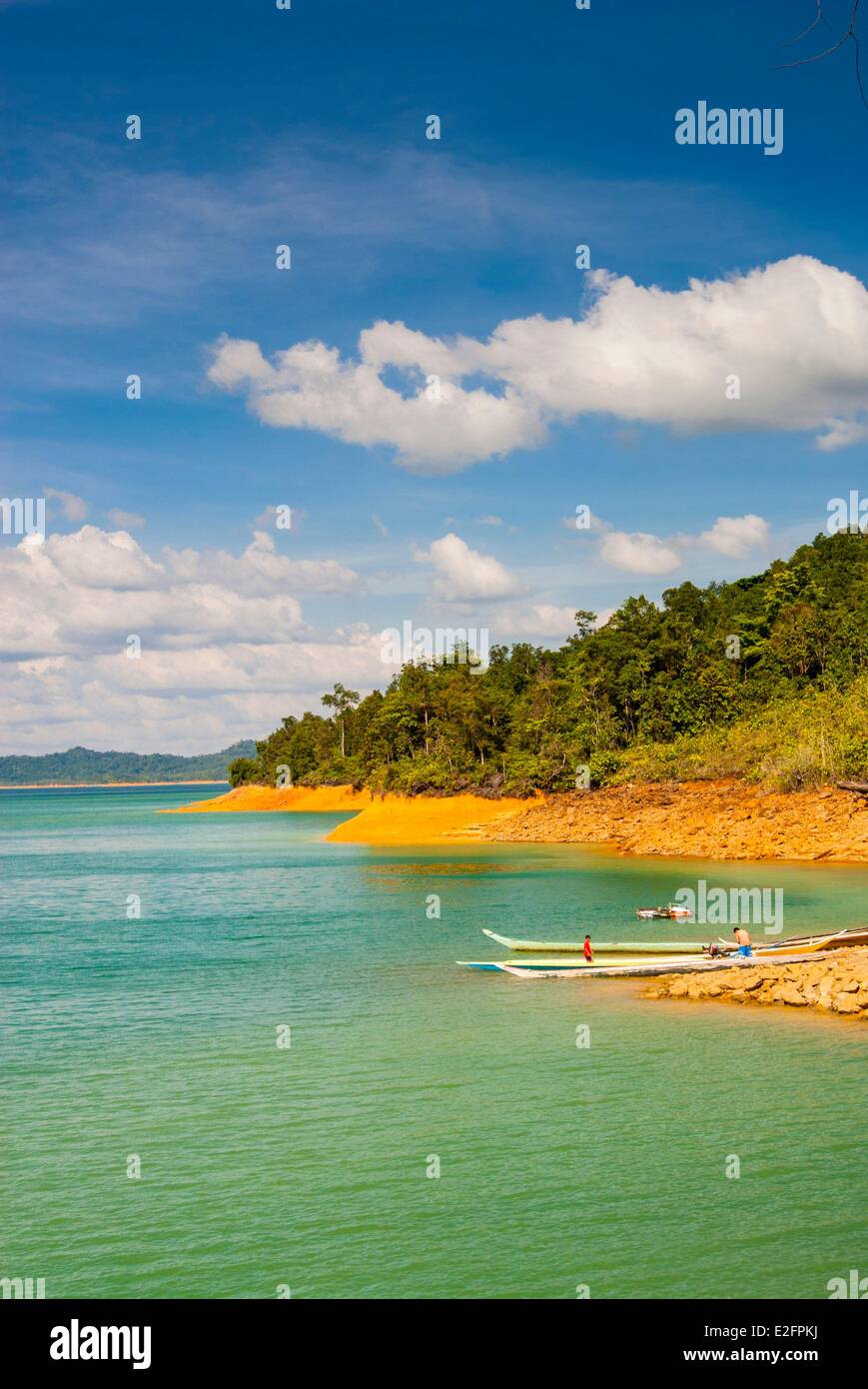 Malaisie Bornéo Malaisien Sarawak State Lake Batang Ai Batang Ai National Park Banque D'Images