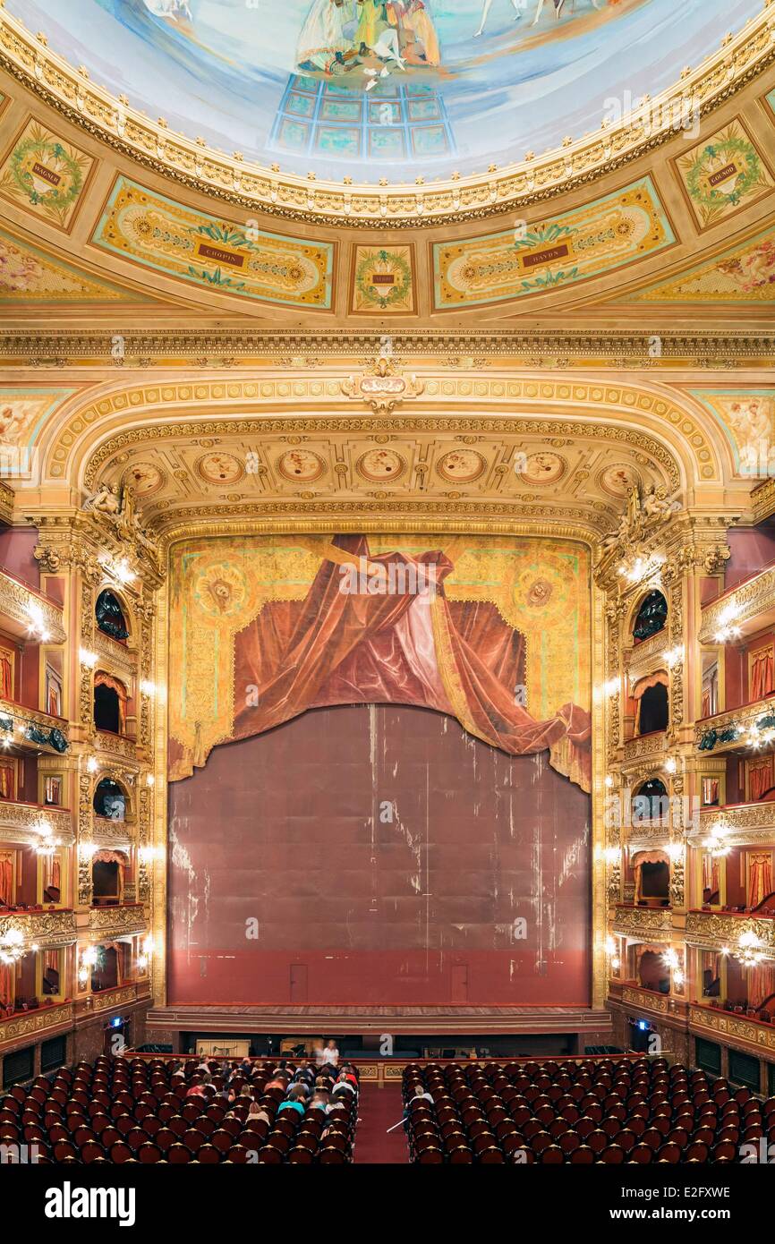 Argentine Buenos Aires opéra théâtre Colon peut contenir 3000 personnes conçu par les italiens Francesco Tamburini et Vφctor Banque D'Images