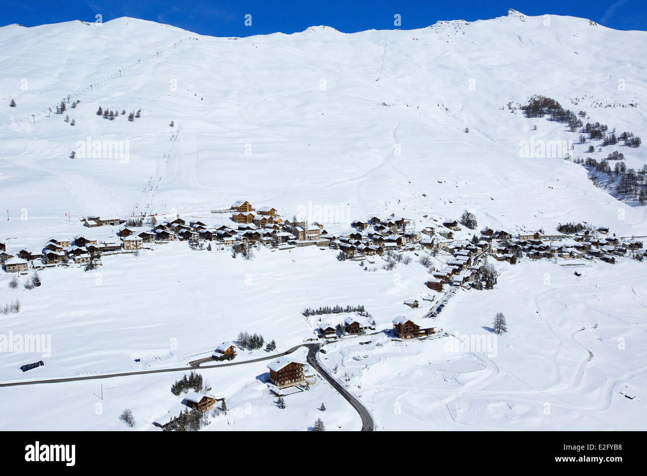 France Hautes Alpes Parc Naturel Régional du Queyras saint veran étiqueté Les Plus Beaux Villages de France (la plus belle Banque D'Images