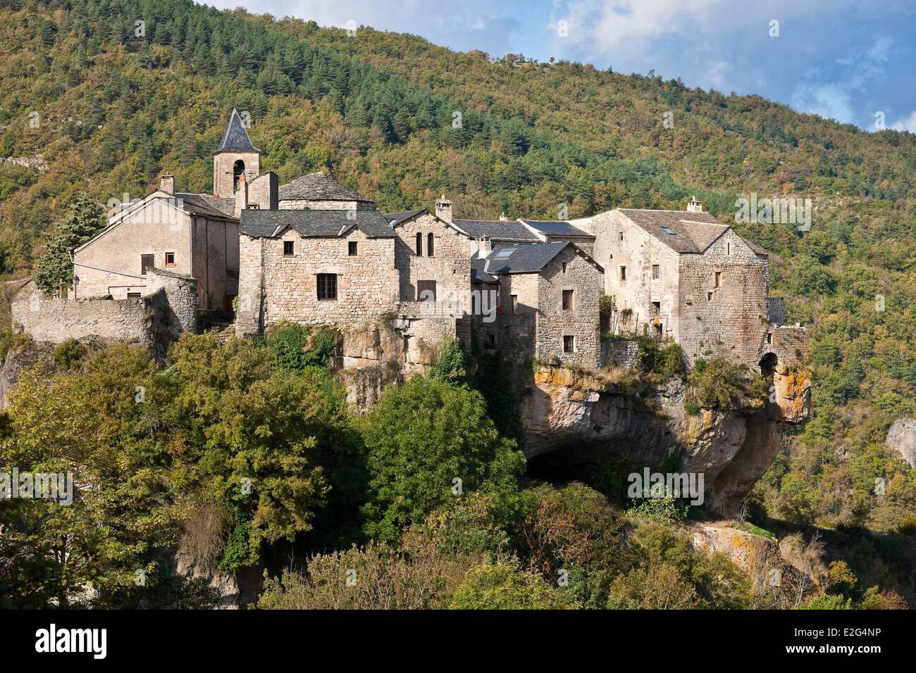 France Aveyron Cantobre Vallée de la Dourbie Banque D'Images