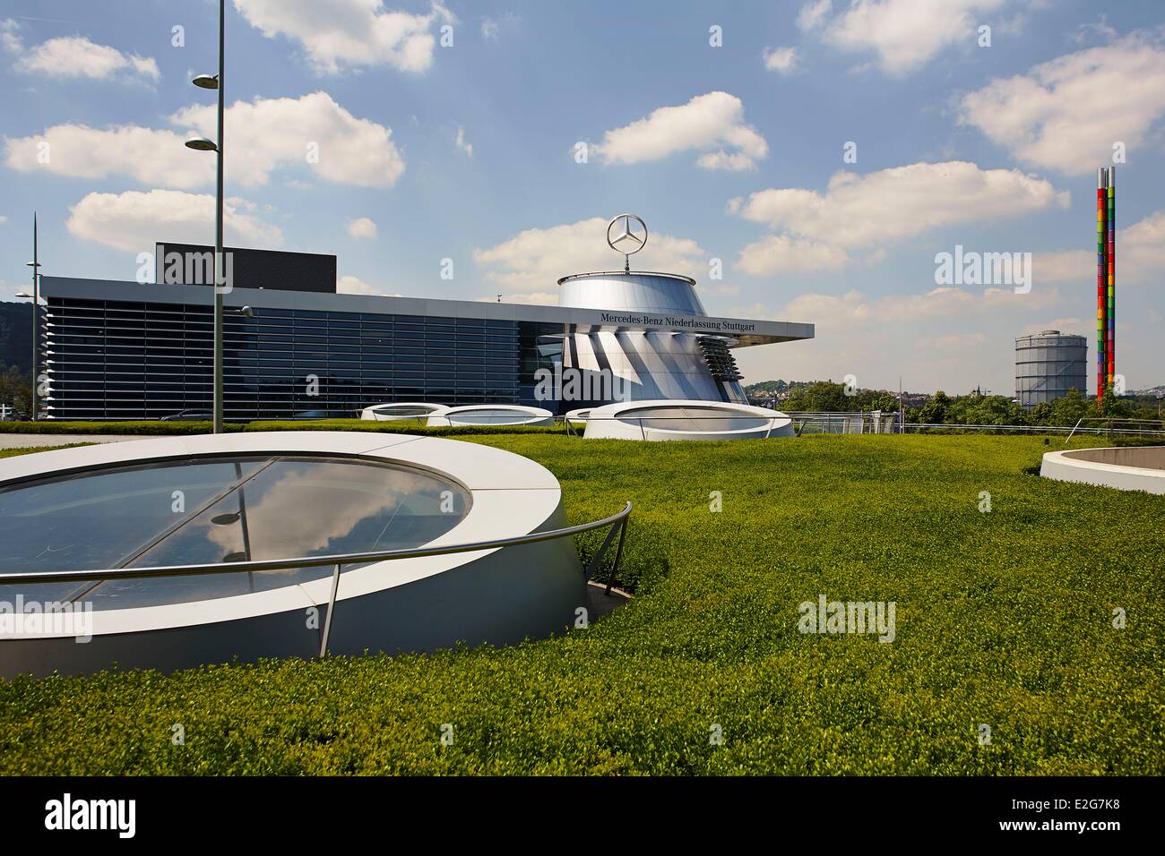 Allemagne Bade Wurtemberg Stuttgart Musée Mercedes Benz créé par l'architecte néerlandais UNStudio ferme Banque D'Images Allemagne Bade Wurtemberg Stuttgart Musée Mercedes Benz créé par l'architecte néerlandais UNStudio ferme Banque D'Images