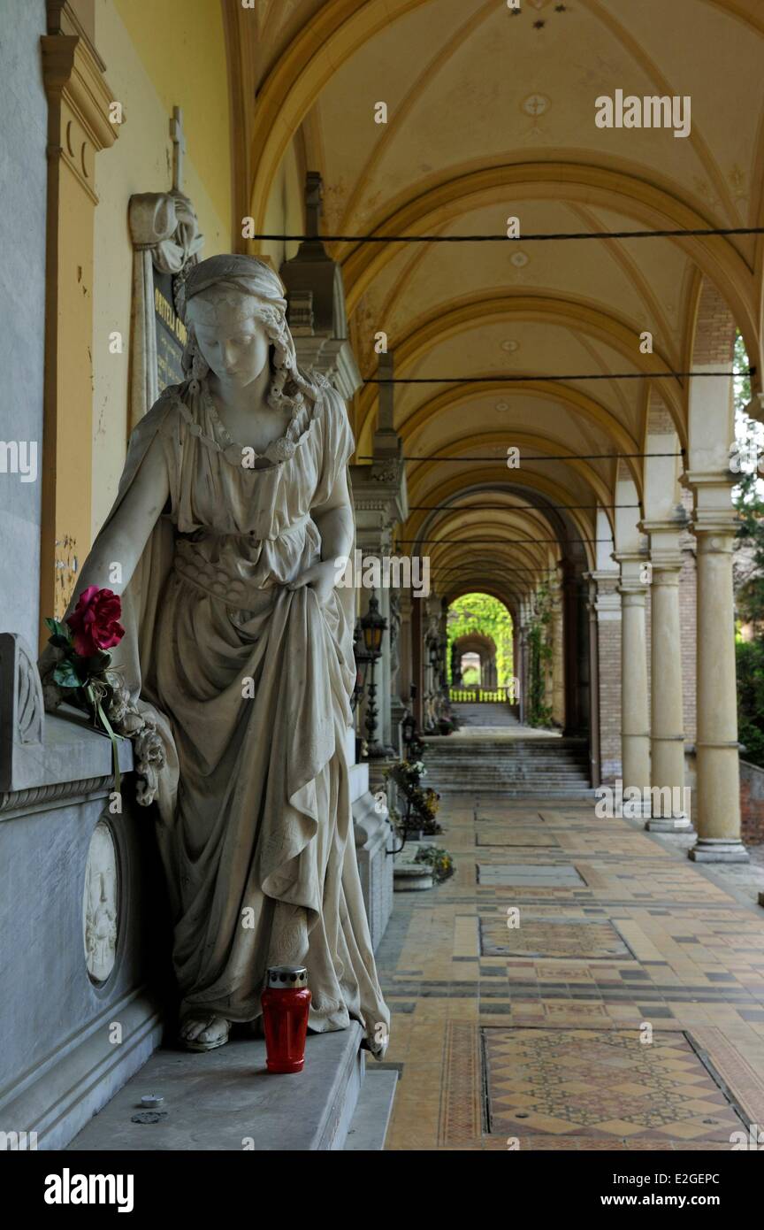 Croatie Zagreb Mirogoj cemetery l'un des plus grands d'Europe Banque D'Images