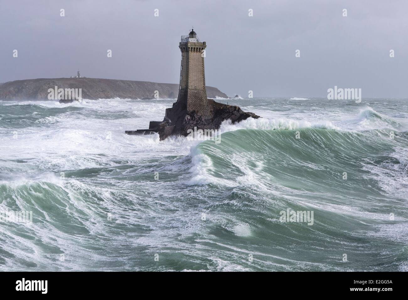 Tempête mer d'iroise Banque de photographies et d’images à haute