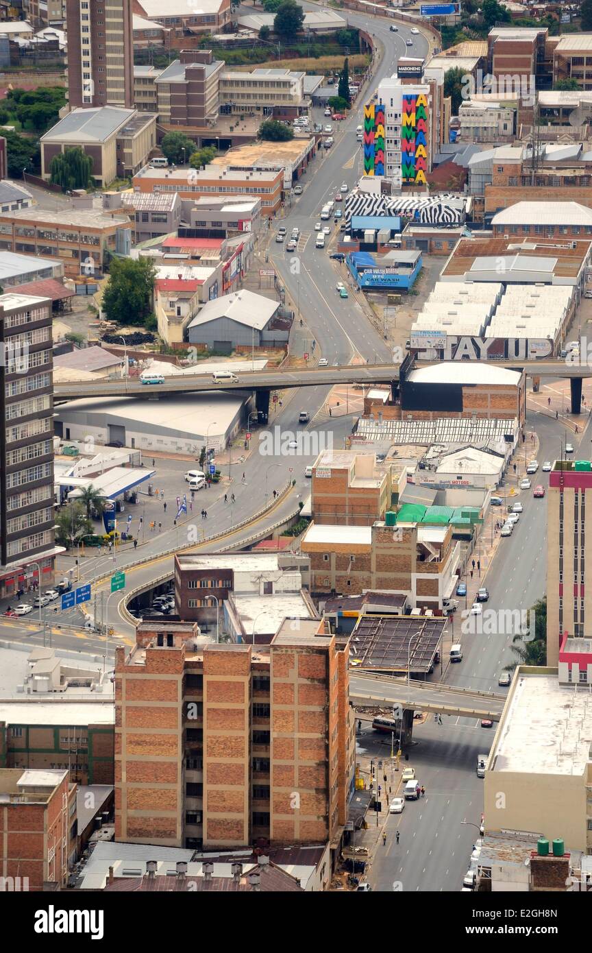 L'Afrique du sud de Johannesburg dans la province de Gauteng Maboneng est cité de CBD (Central Business District) Arts on Main Banque D'Images