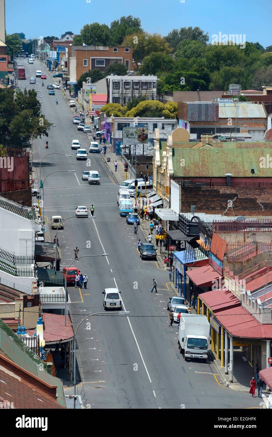 L'Afrique du Sud la province de Gauteng Johannesburg CBD (Central Business District) district Maboneng, rue Main Banque D'Images