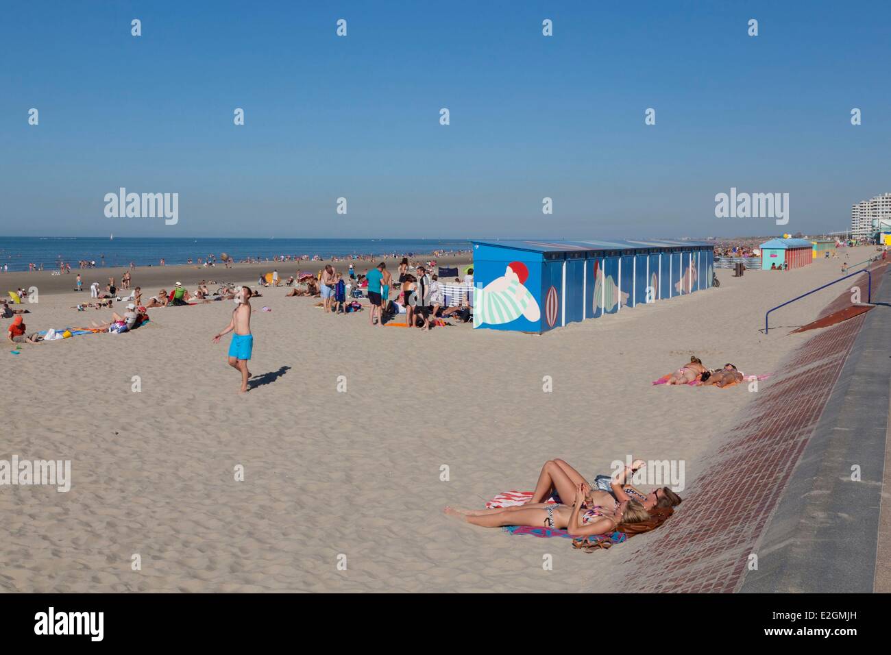 France Nord Côte Dopale Dunkerque Plage De Malo Les Bains