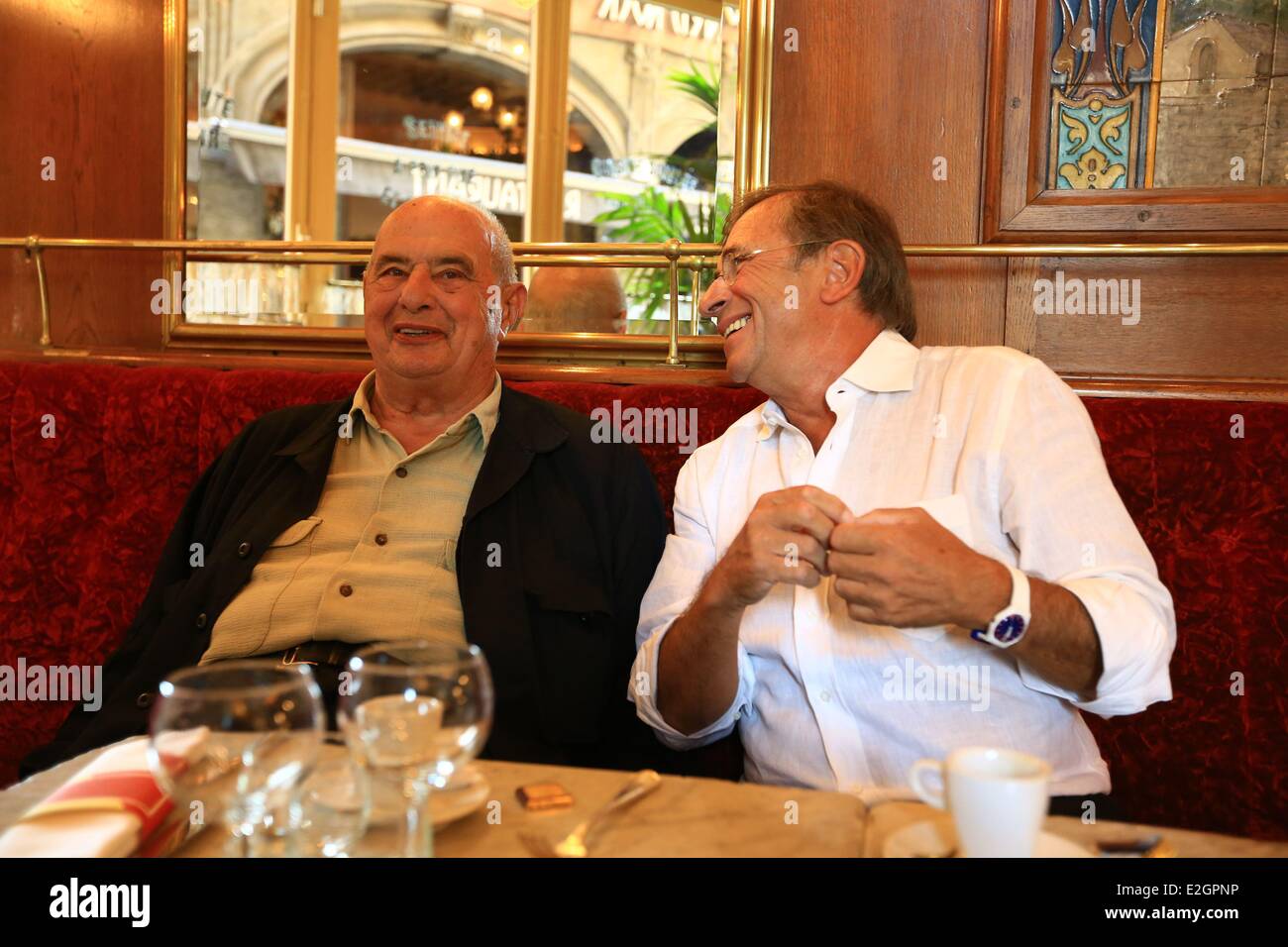 France Rhone Lyon site historique classé au Patrimoine Mondial par l'UNESCO Cordeliers rue Mercière de district Le Bistrot de Lyon chefs Jean Paul Lacombe et Paul Bocuse Banque D'Images