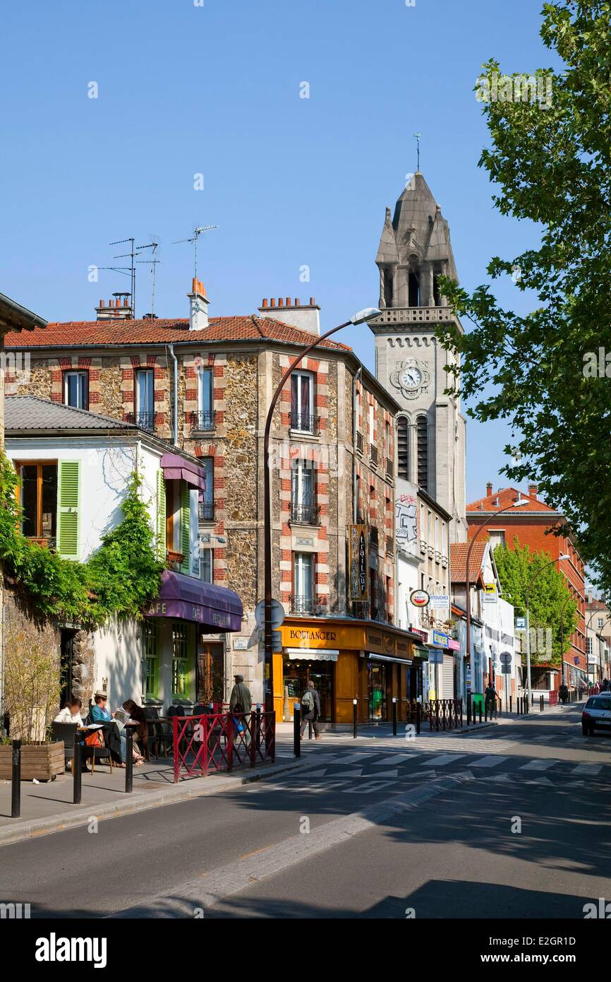 France Seine Saint Denis Montreuil Rue Robespierre Photo Stock