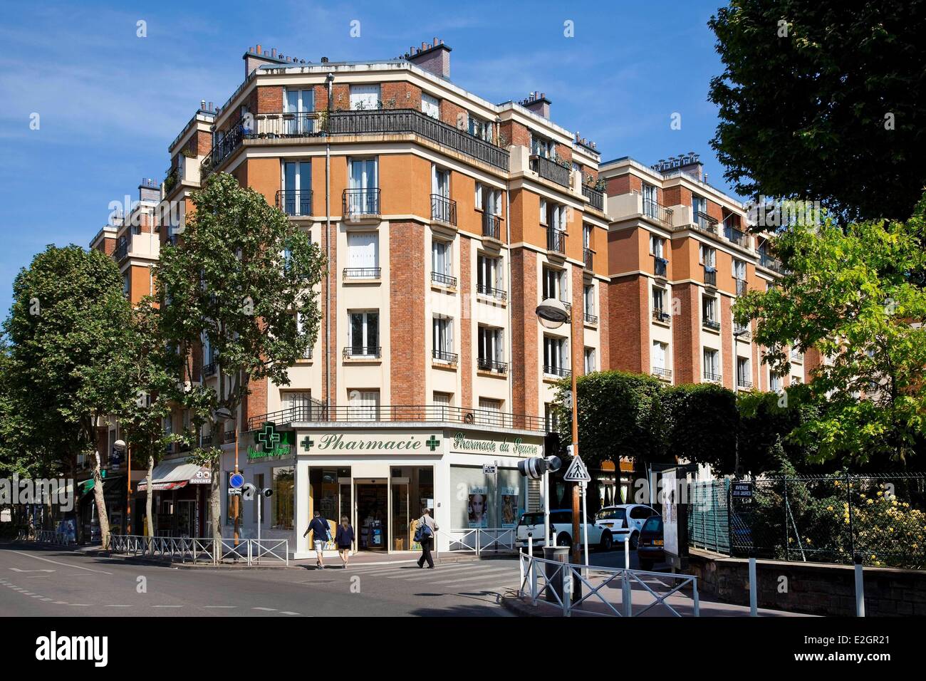 France Hauts de Seine Montrouge avenue Jean Jaures Banque D'Images