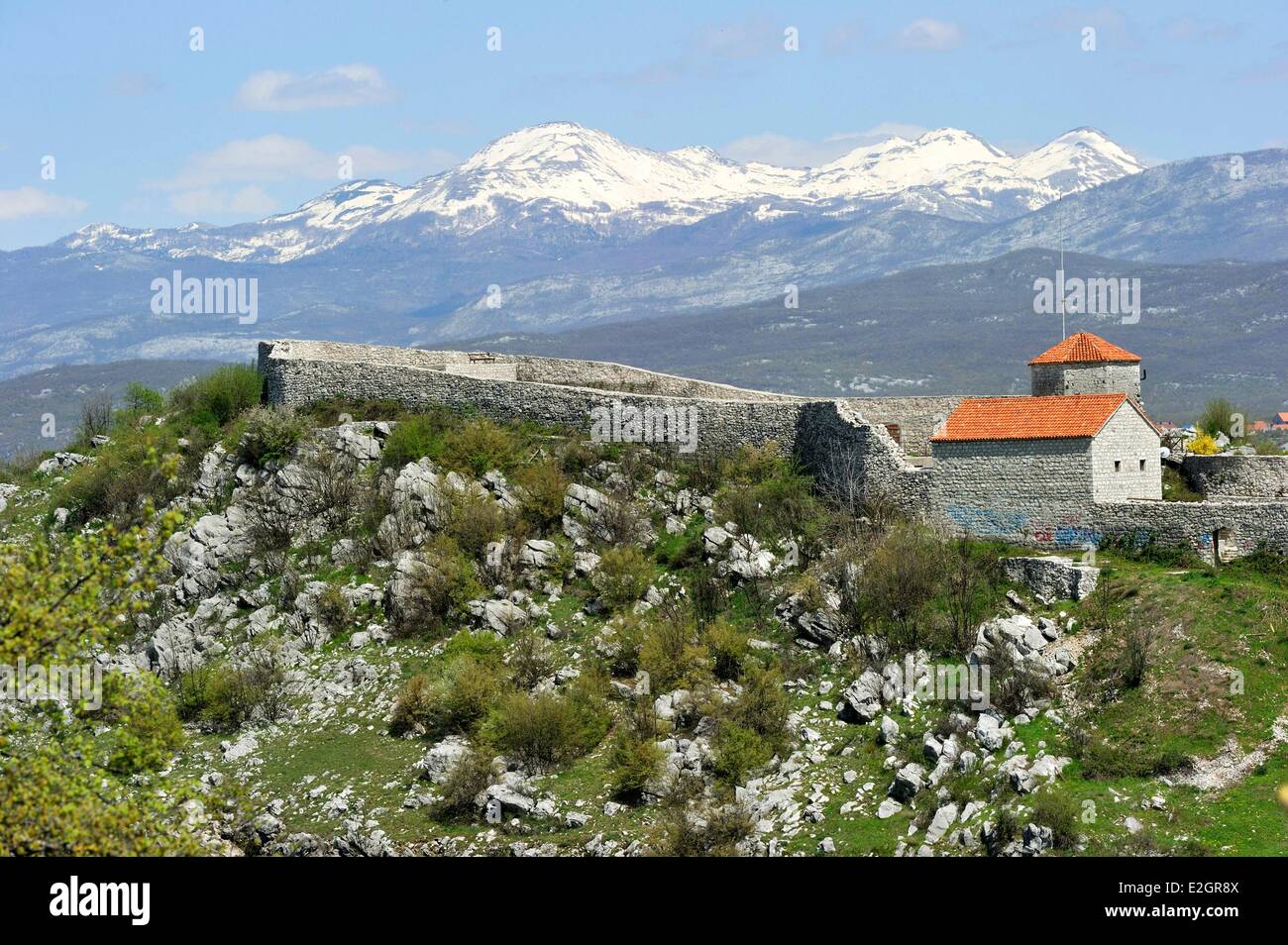 Monténégro région centrale forteresse Niksic Banque D'Images