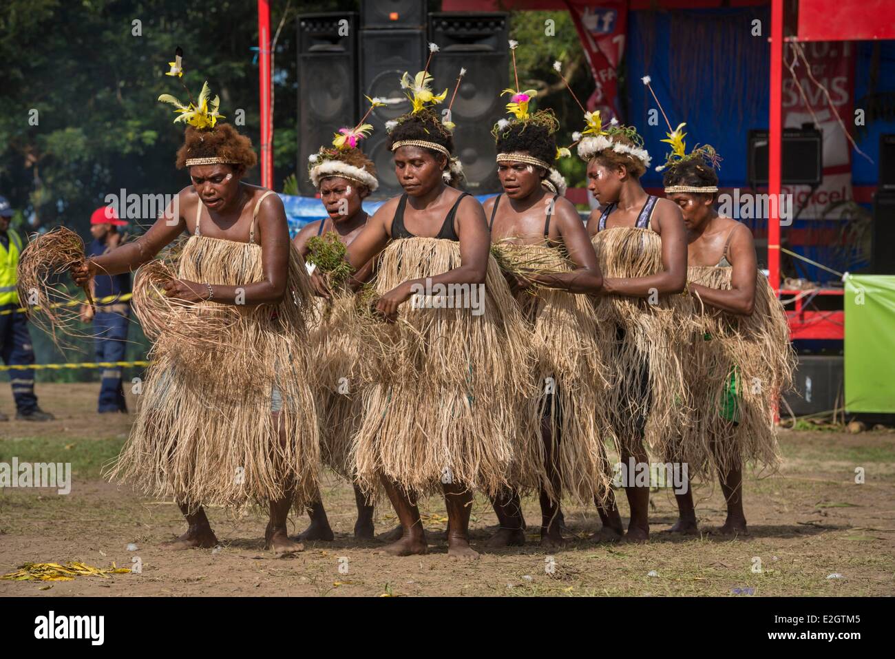 La Papouasie-Nouvelle-Guinée Archipel de Bismarck péninsule de Gazelle New Britain Island East New Britain Province Rabaul Tuherahera Festival Masque National Banque D'Images