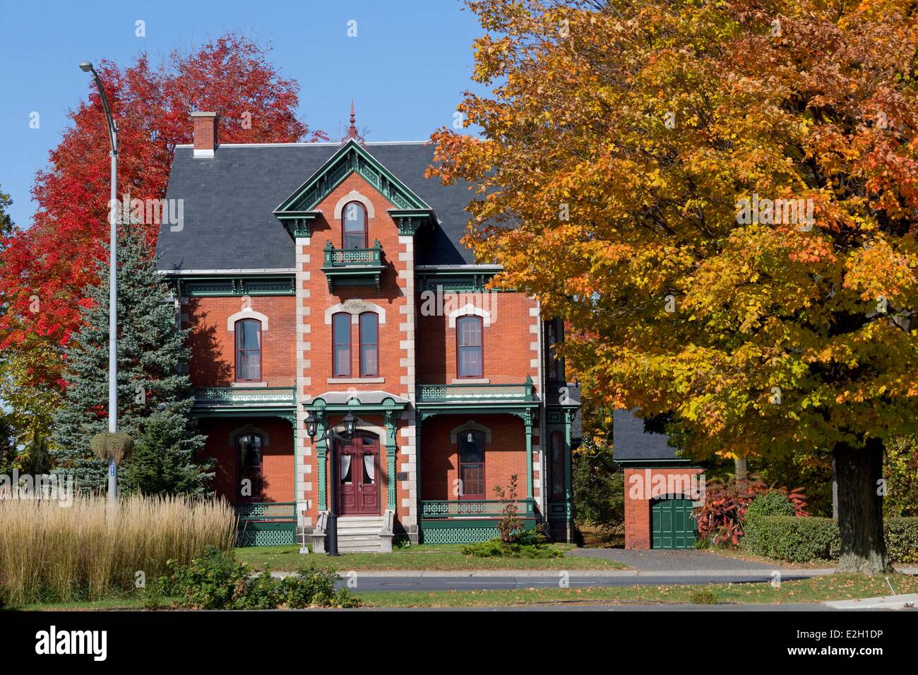 Canada province de Québec Centre-du-Québec Drummondville région old house Banque D'Images