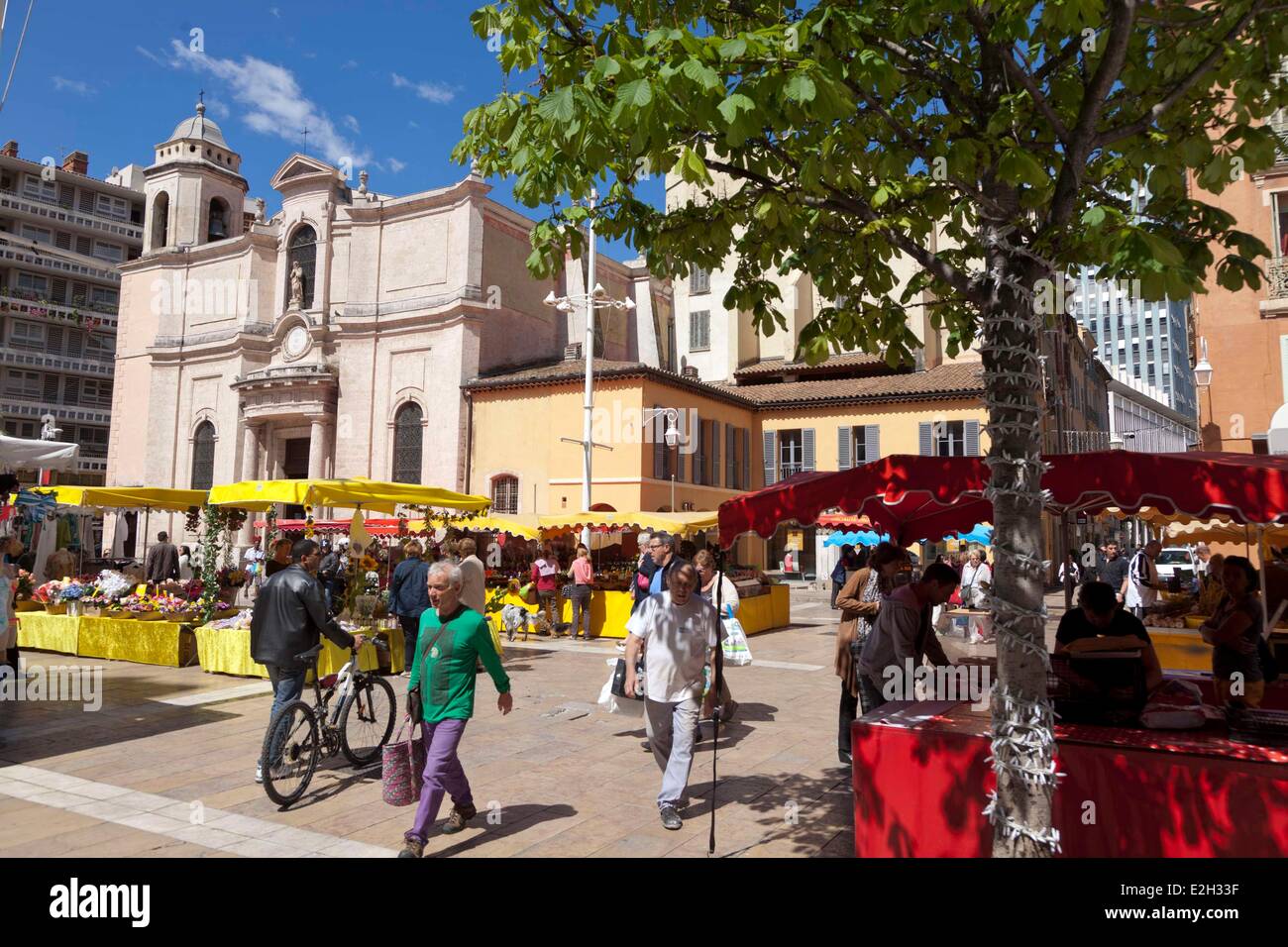 France Var Toulon Cours Lafayette balade Banque D'Images
