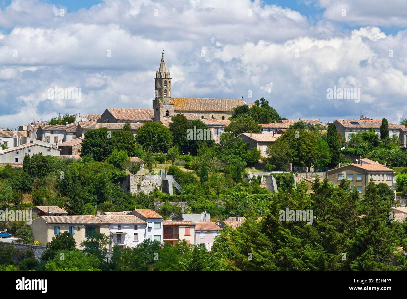France Aude village médiéval de Fanjeaux Banque D'Images