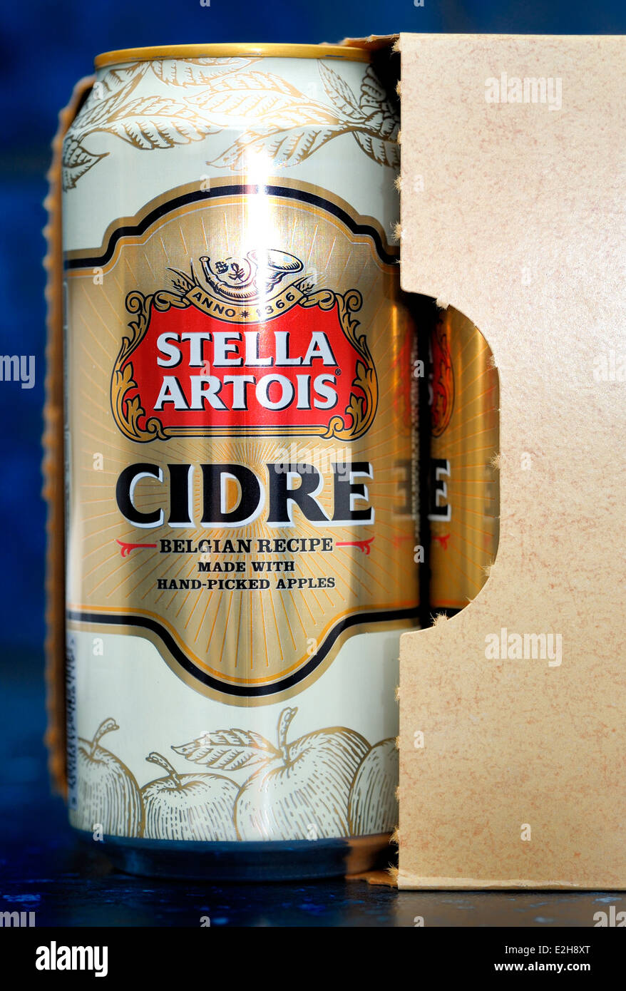 Un peut de Stella Artois Cidre Banque D'Images