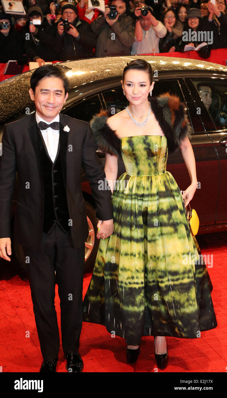 Zhang Ziyi und Tony Leung Chiu Wai au 63e Festival International du Film de Berlin (Berlinale) - Yi Dai Zong Shi/Le Grand Maître Banque D'Images