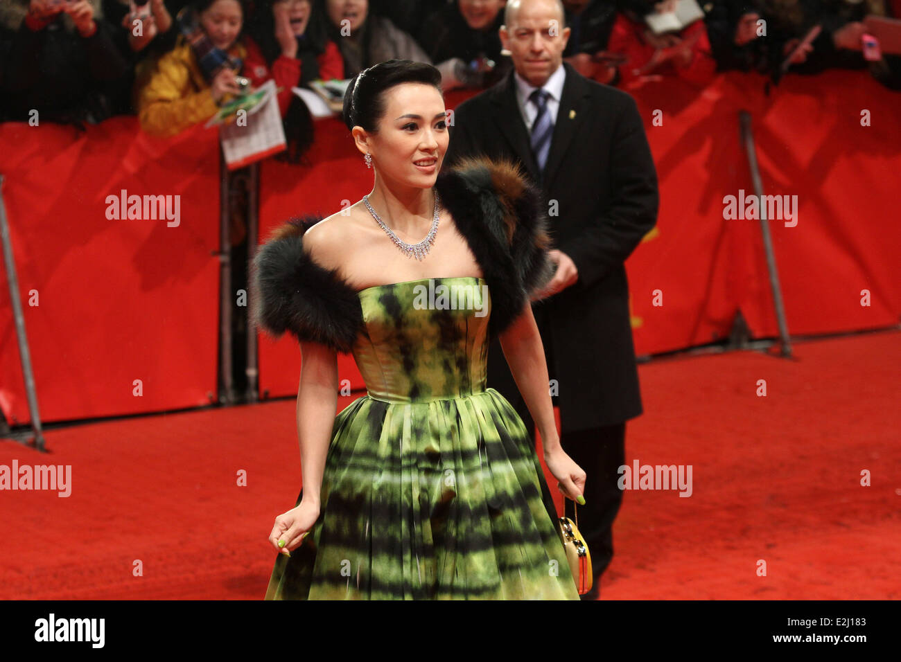 Zhang Ziyi au 63e Festival International du Film de Berlin (Berlinale) - Yi Dai Zong Shi/Le Grand Maître premiere et ouverture du festival - Tapis Rouge/ Roter Teppich au Berlinale Palast de Potsdamer Platz à Mitte. Crédits : WENN.com Où : Berlin, Allemagne Quand : 07 Oct 2013 Banque D'Images