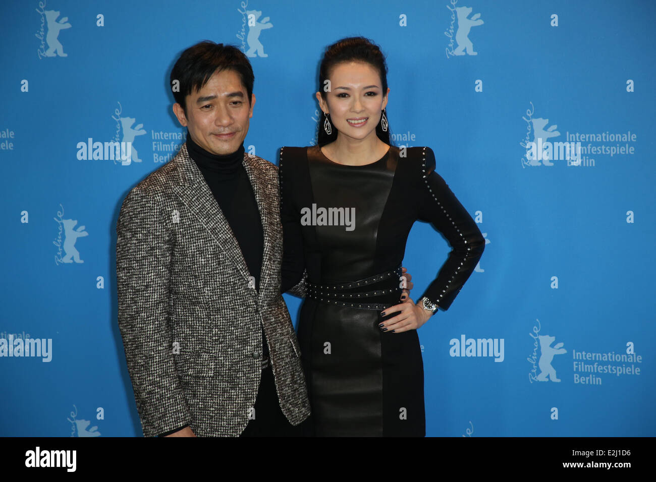 Tony Leung et Zhang Ziyi au 63e Festival International du Film de Berlin (Berlinale) - Yi Dai Zong Shi/Le Grand Maître photocall - Grand Hyatt Hotel à Potsdamer Platz. Où : Berlin, Allemagne Quand : 07 Oct 2013 Banque D'Images
